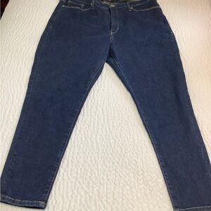 NWOT Banana Republic Dark Blue High-Rise Skinny Jeans